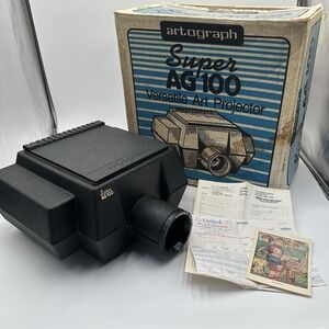 Artograph SUPER AG100 ART PROJECTOR Super Lens 200-378 Original Box READ
